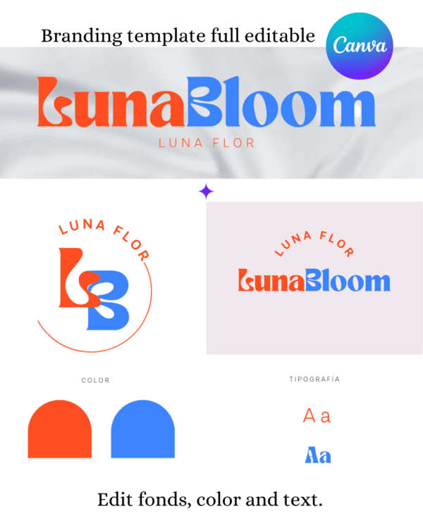 Plantilla branding Logotipo