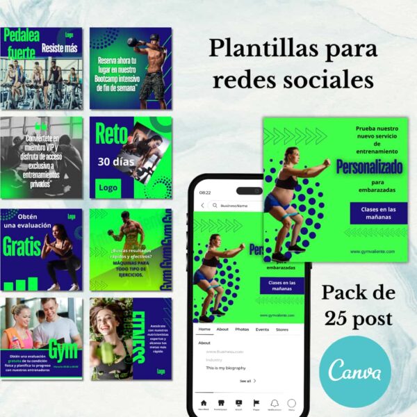 Pack plantillas Redes Sociales